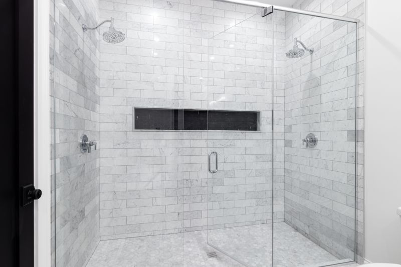 Large Format Tiles in Shower